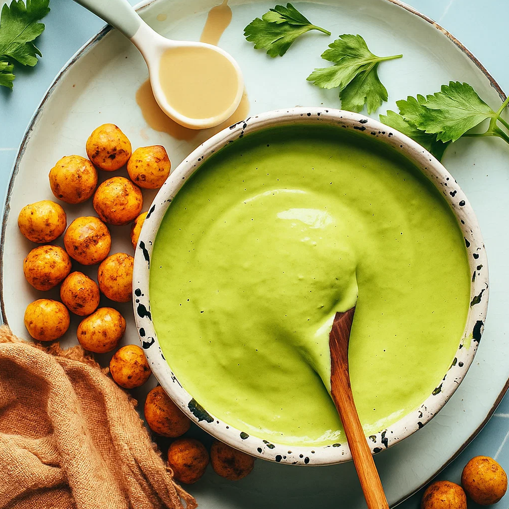Mint–Coriander Yogurt Dip