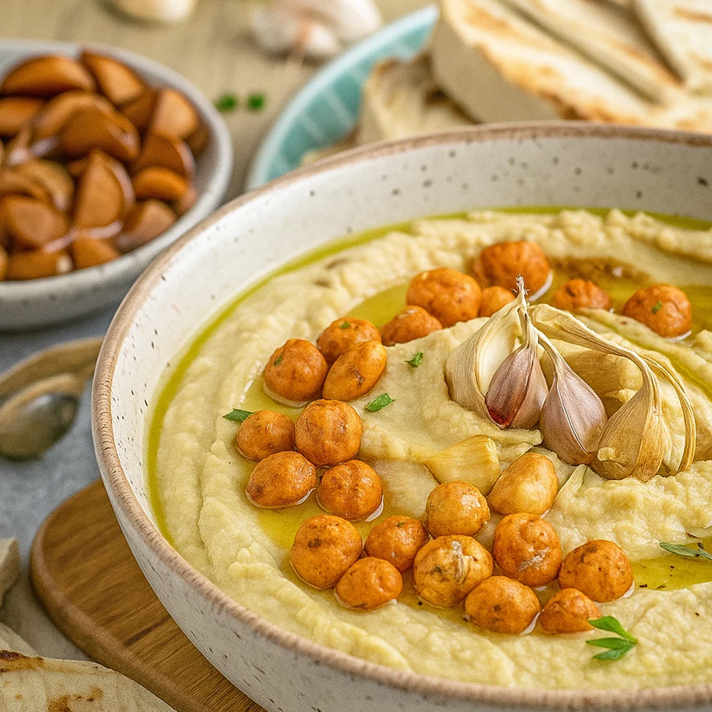 Roasted Garlic Hummus