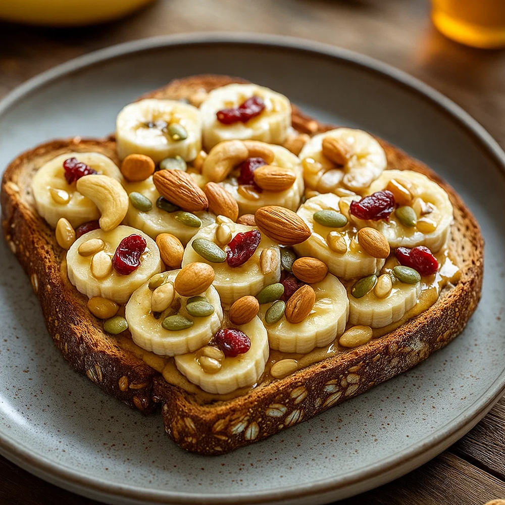 Banana–Peanut Butter Toast