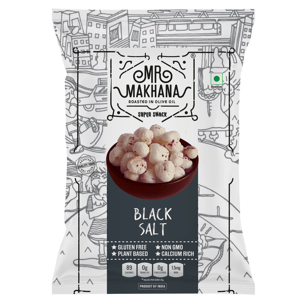 Mr Makhana Black Salt 60 GM