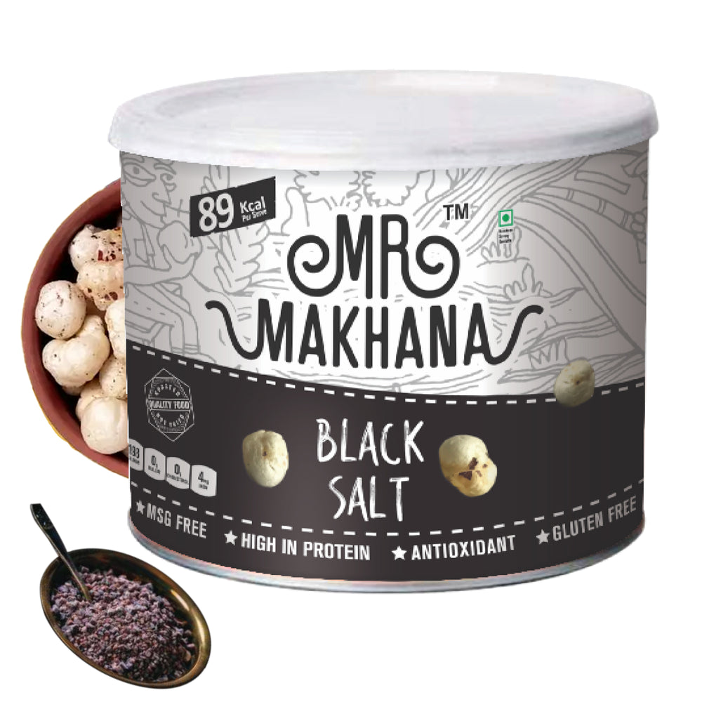 Mr Makhana Black Salt Jar 50 GM