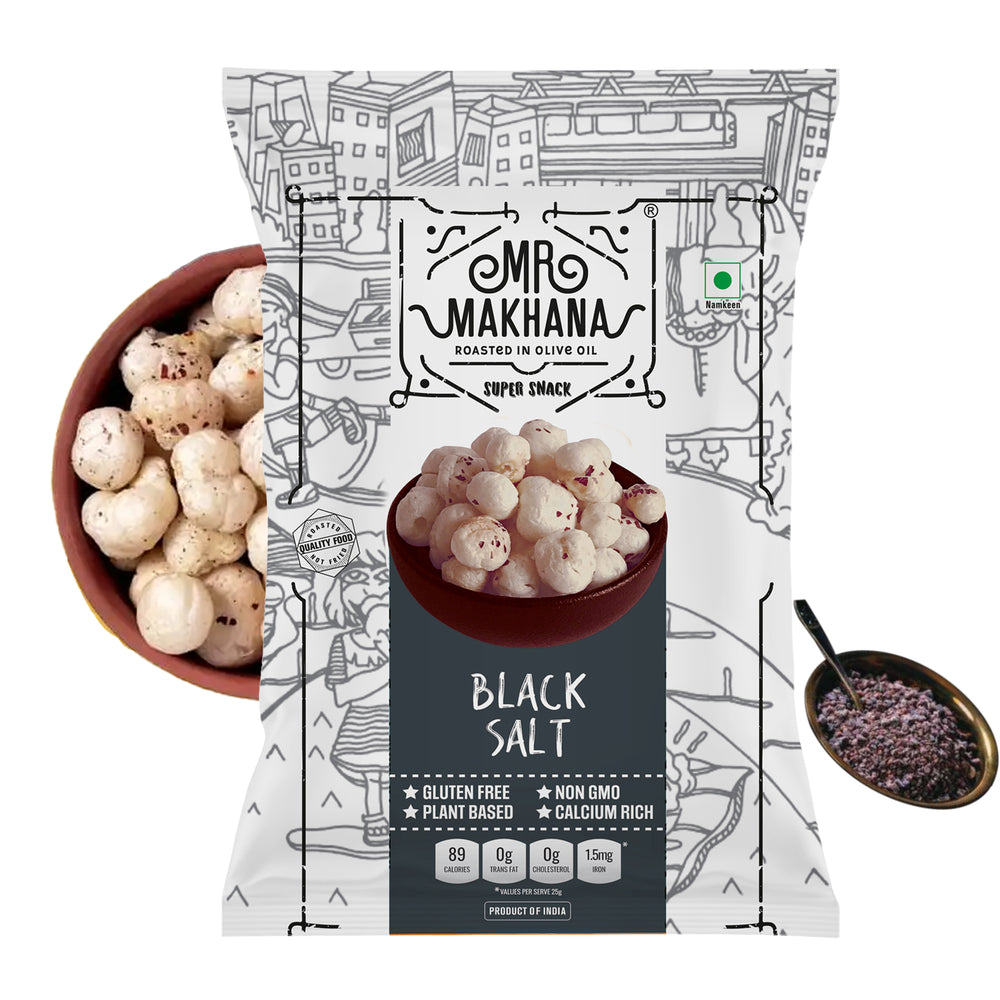 Mr Makhana Black Salt 60 GM