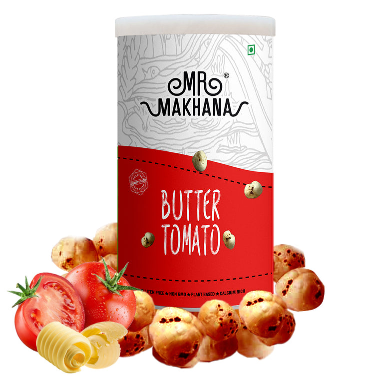 Mr Makhana Butter Tomato Jar 80 GM