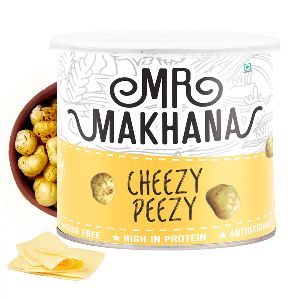 Mr Makhana Cheezy Peezy Jar 50 GM