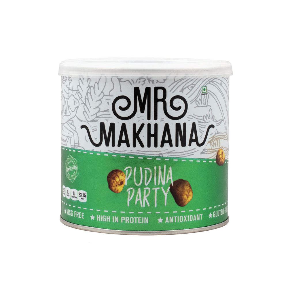 Mr Makhana Pudina-Party Jar 50GM