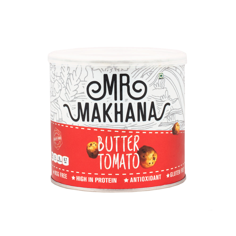 makhana butter tomato