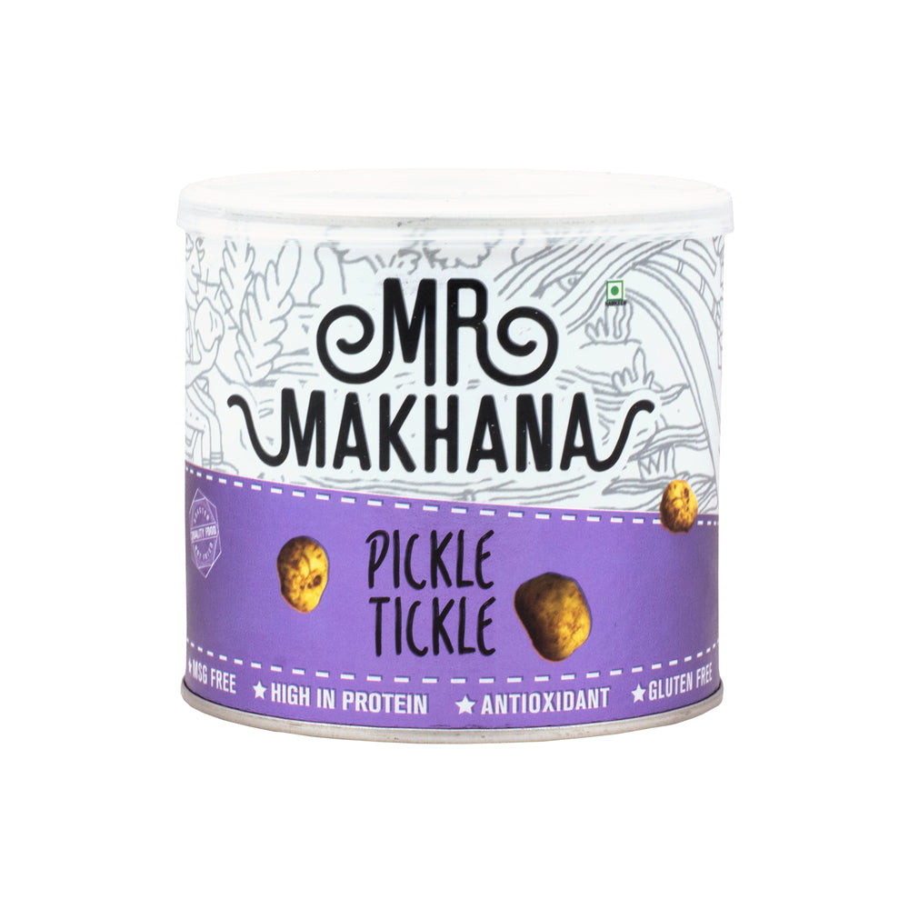 Mr Makhana Pickle Tickle Jar 50 GM
