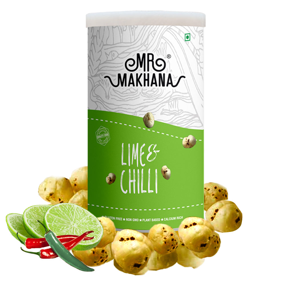 Mr Makhana Lime & Chilli Jar 80 GM