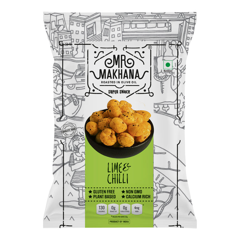 Mr Makhana Lime & Chilli 20 GM