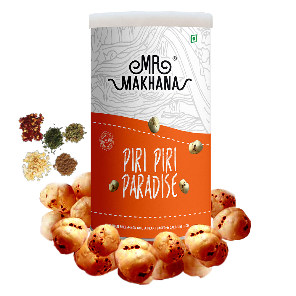 Mr Makhana Piri Piri Paradise Jar 80 GM