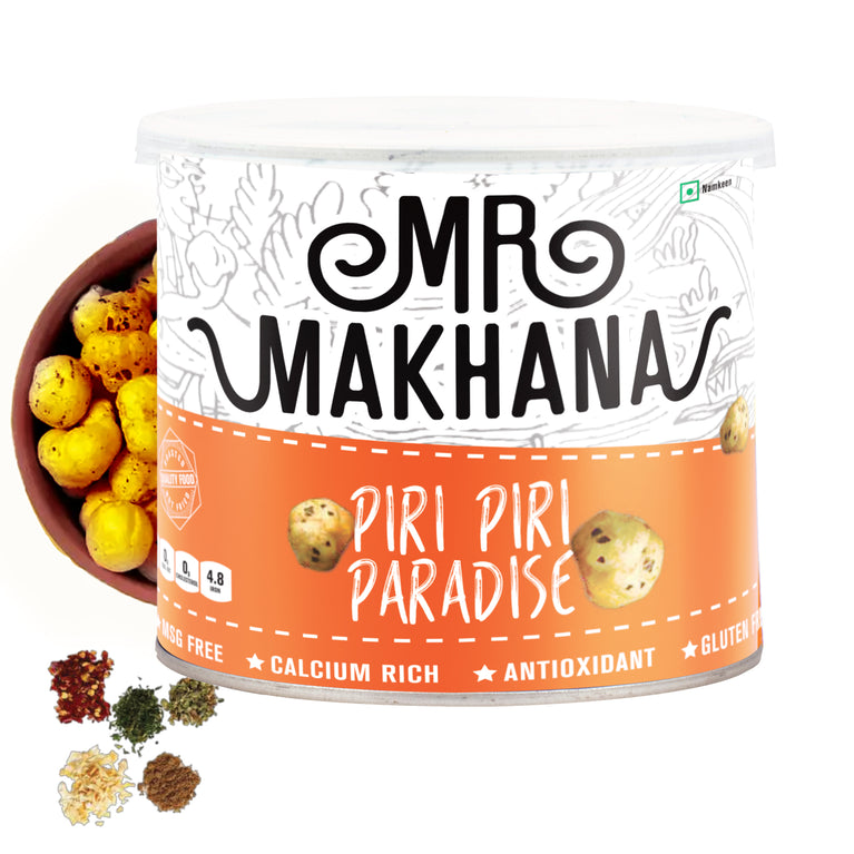 Mr Makhana Piri Piri Paradise Jar 50 GM