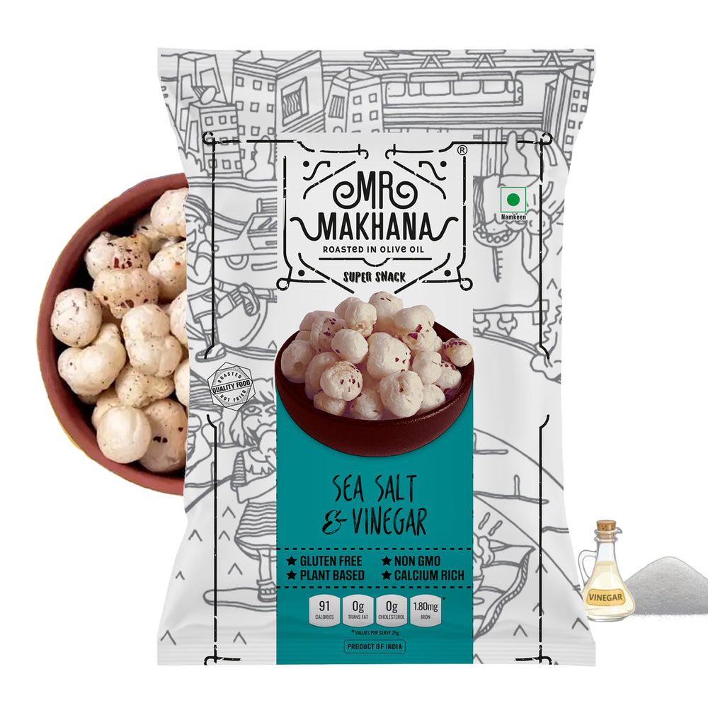 Mr Makhana Sea Salt & Vinegar 60 GM