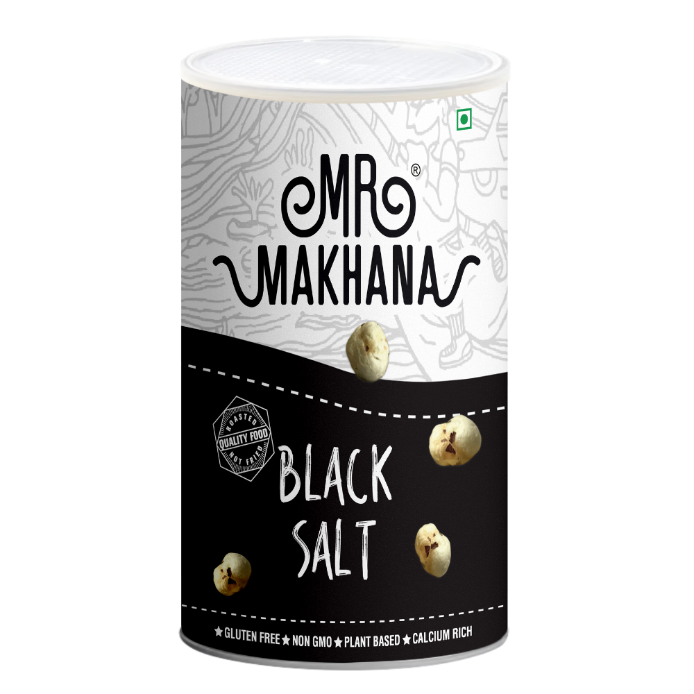 Mr Makhana Black Salt Jar 80 GM