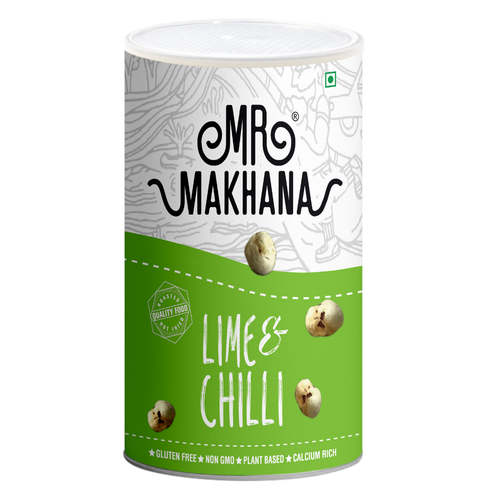 Mr Makhana Lime & Chilli Jar 80 GM