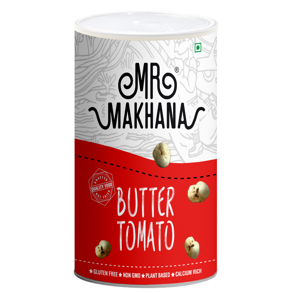 Mr Makhana Butter Tomato Jar 80 GM