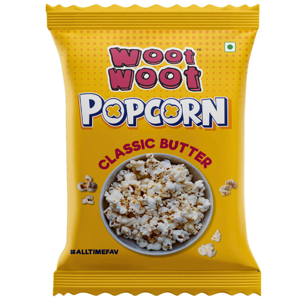 Woot Woot Popcorn Classic Butter pack of 12