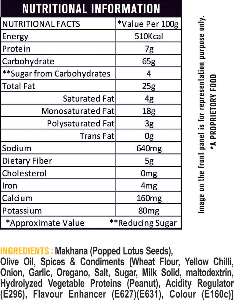 Mr Makhana Cheezy Peezy Jar 50 GM